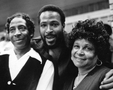 Jan Gaye ex-husband Marvin Gaye with his parents.